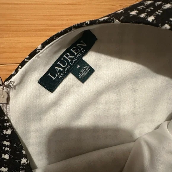 Ralph Lauren Black and White Sheath Dress - Picture 3 of 5